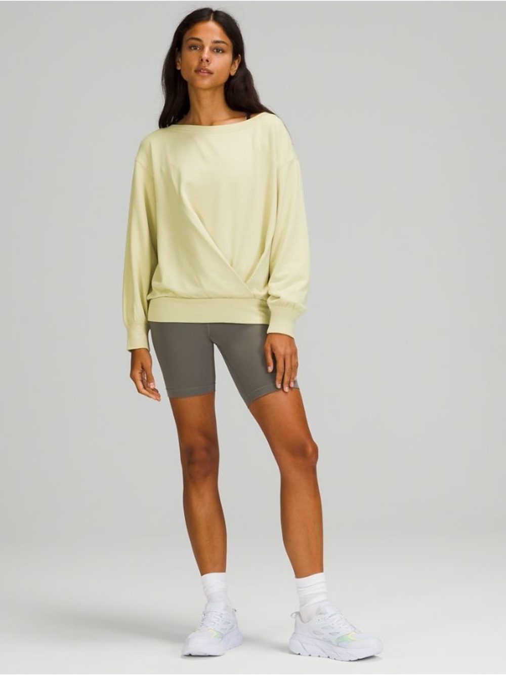 Lululemon Pleated Modal Fleece Pullover